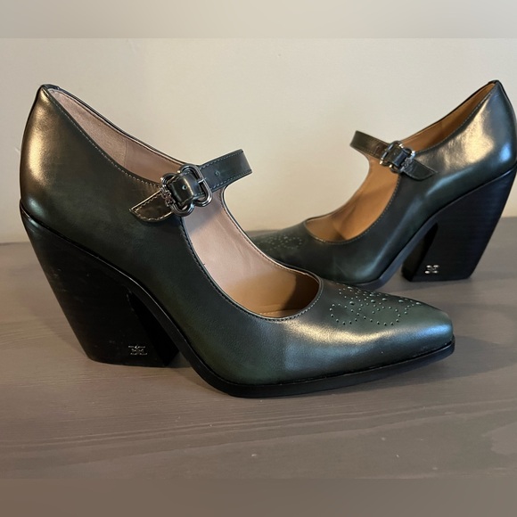 Sam Edelman Green Mary Jane Heels - Picture 6 of 12